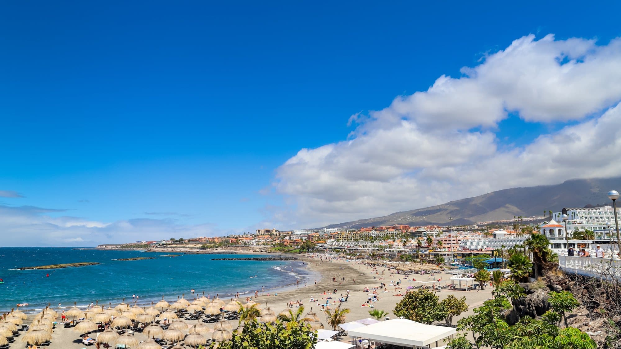 Panoramic view of Mount Teide and the volcanic landscape of Tenerife, Canary Islands